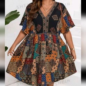 Bohemian Plus Dress